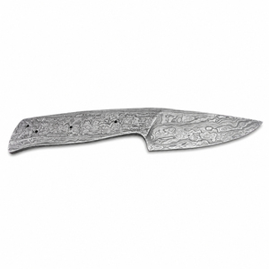 Cuchillo Burraq Personalizado Hecho a Mano con Hoja de Acero de Damasco y Mango de Acero de 9 Pulgadas para Camping y Cocina - Product Image 2