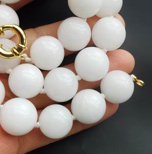 Luxury Latest Handcrafted High Polished Trendy Beaded Resin Necklace Unisex From India - Product Image 3