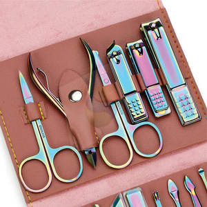 Juego de Cortaúñas Profesional de Acero Inoxidable de Fábrica OEM, Cortacutículas, Set de Manicura y Pedicura, Kit de Belleza para Salón - Product Image 1