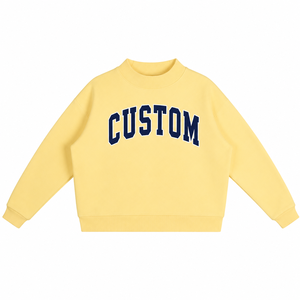 Sudadera de Alta Calidad para Niños, Cuello Alto, Manga Larga, Corte Regular, Transpirable, de Poliéster, a Bajo Precio - Product Image 1