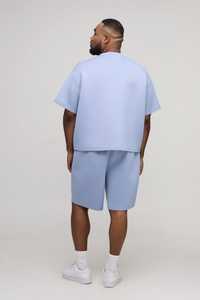 Ensemble décontracté respirant en polyester/coton pour l'été : T-shirt ample et short décontracté - Product Image 2