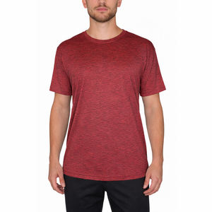 Men's Casual Performance Tee <b>100</b>% <b>Polyester</b> Custom Logo Quick Dry Breathable Short Sleeve Tops t <b>shirt</b> low price - Product Image 5