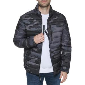 Veste matelassée coupe-vent respirante et imperméable à capuche style streetwear camouflage patchwork, prix usine, faible MOQ, personnalisable - Product Image 1
