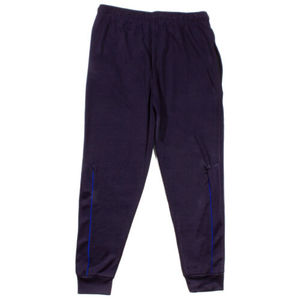Ensemble de survêtement bleu marine à capuche pour homme – Sweat-shirt et pantalon longs avec design color block, respirant, idéal pour l'automne - Product Image 2