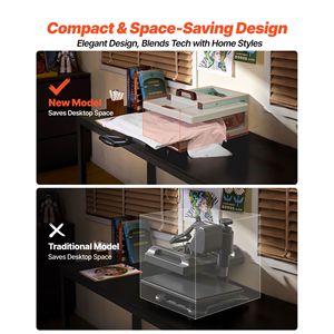 เครื่องรีดร้อนไฮบริดขนาด 15 x 15 นิ้ว รุ่นใหม่ล่าสุด 5-in-1 มัลติฟังก์ชั่น ให้ความร้อนสม่ำเสมอรวดเร็ว ควบคุมง่าย ดีไซน์จดสิทธิบัตร Sublima - Product Image 1