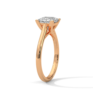 แหวนเพชรโซลิแทร์ GRA Certified ยอดขายอันดับต้นๆ มีจำหน่ายในทองคำขาว 14k เหมาะสำหรับผู้ซื้อจำนวนมากที่ต้องการของแท้ - Product Image 3