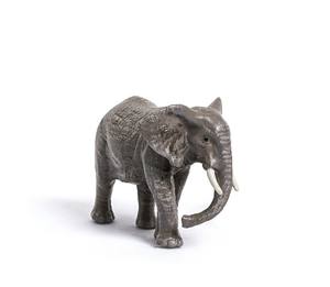 FACTORYミニチュアアクセサリー樹脂ドールハウス置物グレー象 - Product Image 1