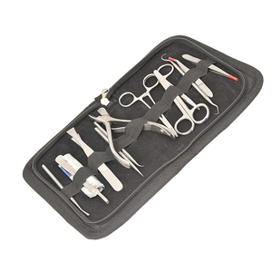 Kit chirurgical 12 pièces en acier inoxydable allemand, manuel inclus, pour l'anatomie, la biologie, les expériences en laboratoire, lames et poignées de scalpel, ensemble d'outils - Product Image 6