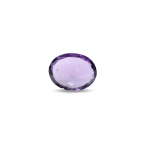 Natural Faceted Oval Amethyst 5.6 Carat Loose Gemstone for Fine Jewelry - Product Image 2