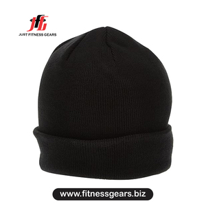 Gorro de Punto de Color Sólido Unisex para Adultos, Gorro Casual de Invierno de 56-58 cm - Product Image 1