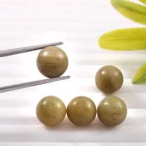 Lot en gros de 10 mm de billes rondes lisses en agate verte naturelle, sphères de cristal de guérison, pierres précieuses en vrac pour la fabrication de bijoux - Product Image 2