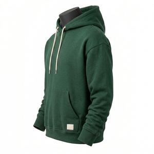 Sweat à capuche surdimensionné personnalisé brodé en jersey 100 % coton pour homme et femme, haute qualité, lourd, respirant, écologique, décontracté - Product Image 2