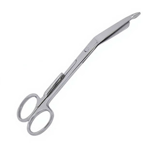 Ciseaux à pansements Lister 5,5 pouces avec clip de poche, manuels, en acier inoxydable, pour les secouristes, les infirmières, les traumatologues, les soins, les pansements, les utilisations chirurgicales - Product Image 2