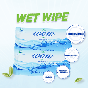 Wow Premium Non-Woven Cold <b>Wipes</b> With Magnolia Scent Vietnam Factory's <b>Cleansing</b> and Deodorizing Product - Product Image 2