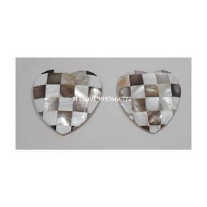 New Trending And High Demanding Wooden Mother Of Pearl <b>Moon</b> And Star Design Work Round Shape <b>Mirror</b> For Gifting And Reselling - Product Image 5