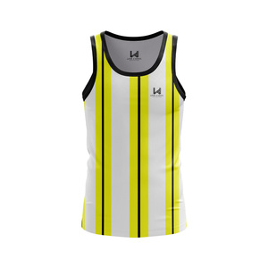Camiseta Deportiva de Tirantes para Hombre, Personalizada con Estampado, Tejida en Spandex/Algodón, Anti-Pilling, Anti-Encogimiento, de Secado Rápido, para Gimnasio y Running - Product Image 2