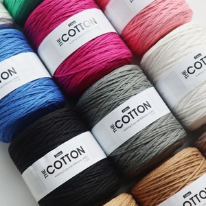ไหมพรมคอตตอนคอมมาแบบแพ็คใหญ่ สำหรับถักโครเชต์ น้ำหนัก 200 กรัม แบบกรวย - Product Image 1
