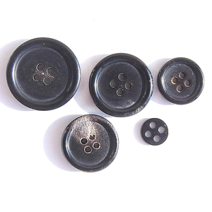 Faizacraft High Demand Polished Round Horn <b>Buttons</b> India Shank Style From Uttar Pradesh - Product Image 6