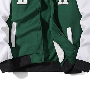2026 New <b>Men</b> Autumn/Winter New <b>Letter</b> Positioning Print Outdoor Sports Casual Baseball <b>Jacket</b> - Product Image 4