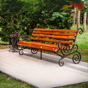 Bancs d'extérieur élégants en fer pour patio moderne, jardin, parc, meubles de jardin, sièges de salle à manger en métal robuste pour espaces extérieurs - Product Image 3