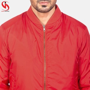 Chaqueta Bomber de Alta Calidad, Personalizada, de Secado Rápido, Impermeable, para Hombre, Ideal para Trabajadores de Reparto en Invierno, Color Rojo - Product Image 6