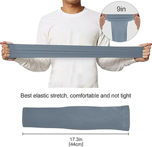 Baseball <b>Arm</b> <b>Sleeve</b> <b>Compression</b> Ice Silk Seamless Cooling Sun <b>Sleeves</b> for Outdoor Sport UV Protection <b>Arm</b> <b>Sleeve</b> Riding - Product Image 5