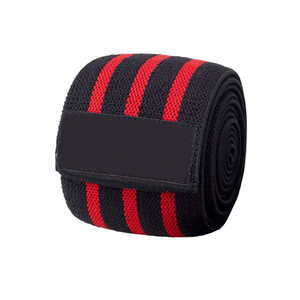 Soporte de Rodilla con Almohadilla de Silicona y Envolturas Elásticas de Compresión para Correr, Levantamiento de Pesas, Powerlifting, SPANDEX, NYLON - Product Image 2