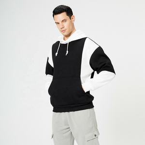 Sweat à capuche décontracté à couture, de coupe ample pour hommes, pull décontracté, à la mode, nouvelle collection - Product Image 5