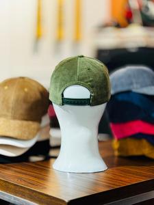 Gorra de Béisbol Verde de Pana, 6 Paneles, Unisex, Bordado 3D, Color Perla Lavado, Talla Adulto 58-60CM, Primavera Verano - Product Image 3