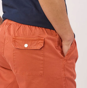 Shorts Bermuda Homme Grande Taille Couleur Unie avec Cordon de Serrage Taille Mi-Haute en Tissu Décontracté avec Poches - Product Image 2