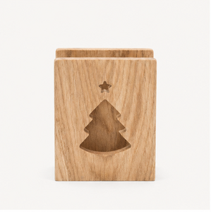 Support de serviettes en bois massif artisanal, écologique et durable, distributeur de papier hygiénique moderne et classique pour la décoration de table (vente en gros) - Product Image 1