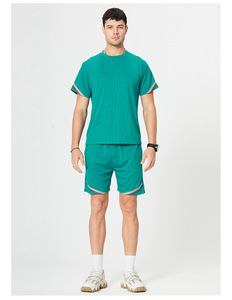 Nuevo Conjunto de Camiseta de Verano para Hombre, Traje Deportivo, Ropa Deportiva, Marca Personalizada, Estampado, Manga Corta, Conjunto de Dos Piezas con Pantalones Cortos para Hombre - Product Image 1