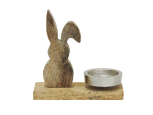 Aluminium Handmade Christmas Candle <b>Stand</b> with Round Base for Home Decoration - Product Image 2