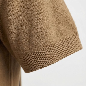 Chemises zippées slim fit pour hommes avec image personnalisée, jersey compressé, logo brodé, couleur personnalisée, grande taille, col, vêtements de sport - Product Image 6