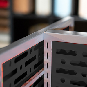 Retail <b>Checkout</b> <b>Counter</b> Display Rack Store Display Stand Powder Coated OEM Vietnam ADONG A36 2 Compartments Customizable - Product Image 4