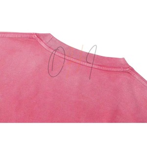 T-shirt Oversize Rose Dégradé Personnalisé pour Hommes et Femmes, Coton Lavé à l'Avant, Style Streetwear, Décontracté et Respirant pour l'Été - Product Image 4