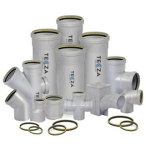 Tuyau d'extrusion d'eau souterraine robuste de classe CS Plain End IS 4985, qualité industrielle, tuyau de gaine UPVC rond de 200 mm, longueur de 6 mètres - Product Image 3