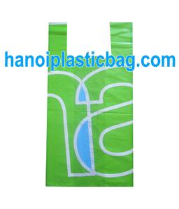 2024 Logo personnalisé côté gousset sac chaud supermarché emballage gilet transporteur du Vietnam fabricant T-shirt sac en plastique - Product Image 6