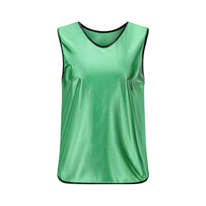 Muzamin Apparel Red Mesh Training <b>Bibs</b> Sleeveless Soccer Scrimmage Vests Unisex <b>Sports</b> Pinnies - Product Image 4