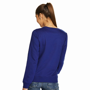Sudadera Casual de Alta Calidad para Mujer 2025, 100% Algodón, Tejido de Felpa, Talla Grande, Bordado Personalizado, Servicio OEM, Invierno - Product Image 2