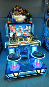 Máquina de Arcade de Tiro con Pistola, Comercial, Operada con Monedas, Interactiva para 2 Jugadores, Simulador de Viaje de Tirador Preciso - Product Image 4