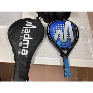 Raquette de padel sportive personnalisée en fibre de carbone, raquette de tennis légère avec noyau souple en EVA, raquette de padel pour adolescents, logo Center. - Product Image 4