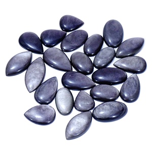 Mind Bling AAA + คุณภาพธรรมชาติฟรีขนาดเงินออบซิเดียนหลวมอัญมณี Cabochon สำหรับขายส่งเครื่องประดับรักษา - Product Image 1