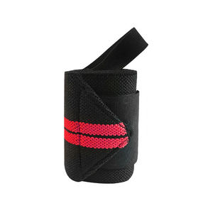 custom logo unisex wrist wraps nylon spandex heavy duty sport protection for gym workout <b>weightlifting</b> training - Product Image 3