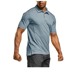 Polos transpirables para hombre, de 3 botones, de secado rápido, de manga larga, tácticos, de punto piqué, para hombre - Product Image 1