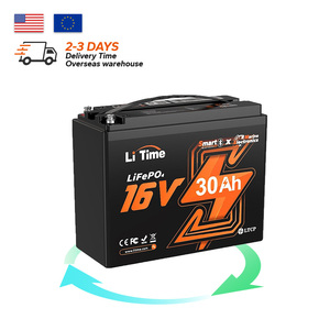 แบตเตอรี่ลิเธียม IP65 30Ah 16V สำหรับตกปลาเรือคายัคแบตเตอรี่ลิเธียม LiFePO4แบบลึก - Product Image 1