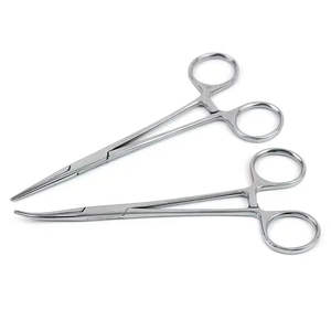 Meilleur Prix Pince chirurgicale manuelle en acier inoxydable de 12,5 cm à pointes courbées, type moustique, certifiée CE ISO, Instrument Surgiright - Product Image 1