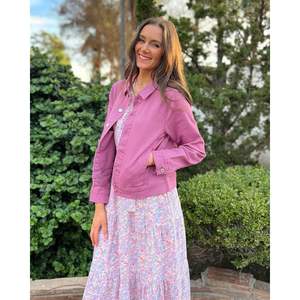 Chaqueta vaquera elástica de manga larga informal elegante a la moda para mujer 2025 estilo occidental con estampado de leopardo y bolsillos - Product Image 5