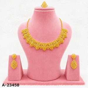 Women's Brass Silver Plated Zinc Alloy <b>Bridal</b> <b>Jewelry</b> <b>Set</b> Zircon Stones Classic Necklace Earrings Ring Wedding Engagement Model - Product Image 6