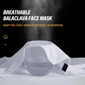 Cagoule d'été anti-UV respirante unisexe réglable pour le cou, masque facial de moto, bandana, écharpe avec passant d'oreille - Product Image 4